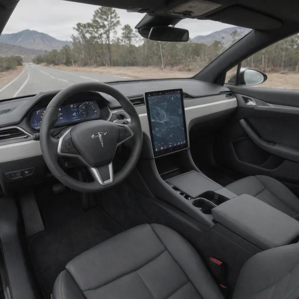 The Minimalist Interior Design of the Tesla Model 3