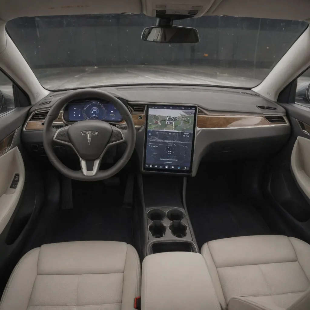 The Minimalist and Seamless Interior of the Tesla Model 3