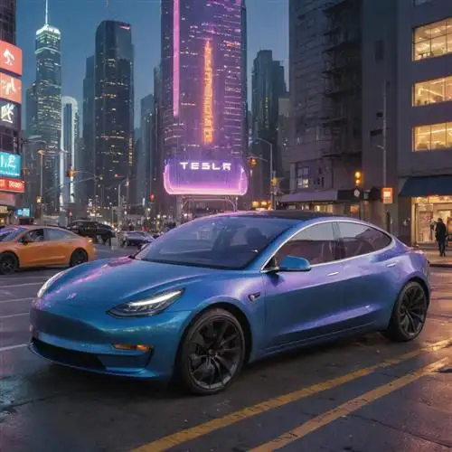 Sleek Exterior Design of the Tesla Model 3