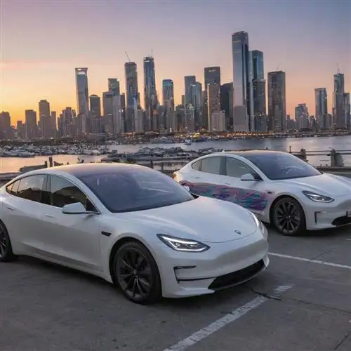 Tesla Model 3 - Sleek and Stylish: The Tesla Model 3 vs the BMW i4