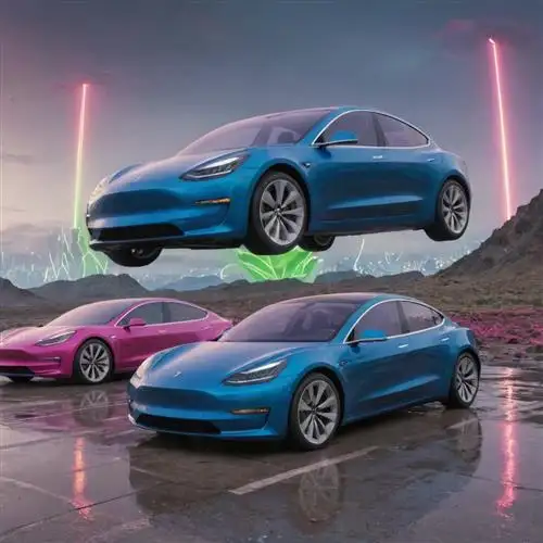 Tesla Model 3 - Comparing the Sleek and Aerodynamic Exteriors of the Tesla Model 3 and Volkswagen ID4