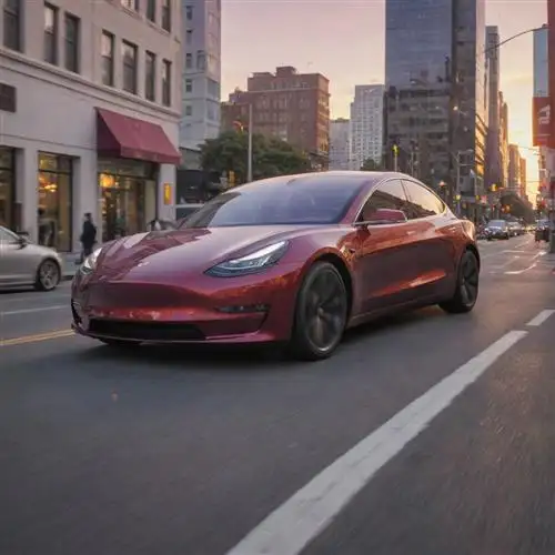 Tesla Model 3 - The Streamlined Silhouette of the Tesla Model 3