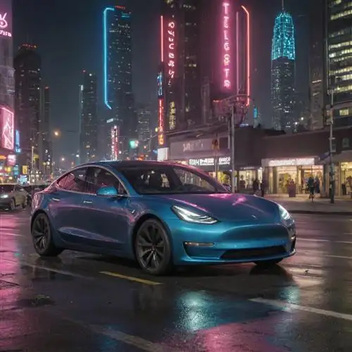 Tesla Model 3s Futuristic Design